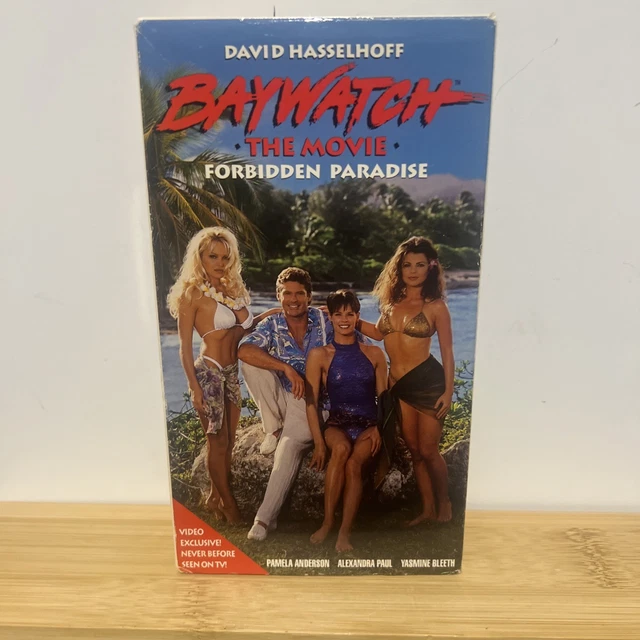 VHS BAYWATCH THE Movie Forbidden Paradise (LIVE, 1995) Drama Pam