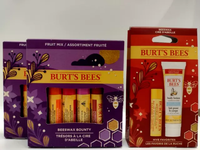 Burt's Bees Cera de Abejas Recompensa Fruta Mezcla + Colmena Favoritos Ver Fotos 3 JUEGOS DE REGALO