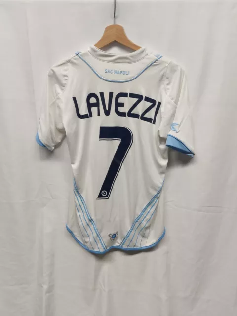 Maglia Calcio Napoli Away 2007/08 Lavezzi Shirt Trikot Maillot Camiseta Jersey