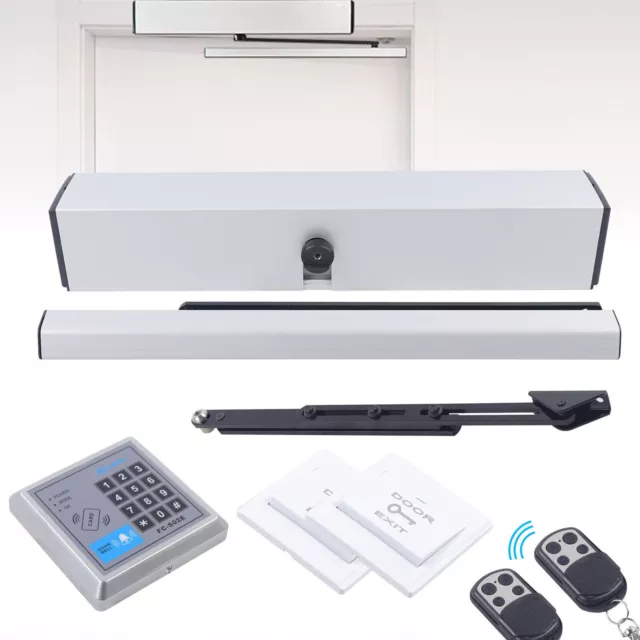 NEW Auto Swing Door Opener Set Automatic Door Closer Kit With Remote Controller