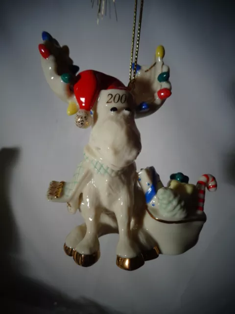 Lenox 2006 Moose Merry Mooseclaus Ornament #2