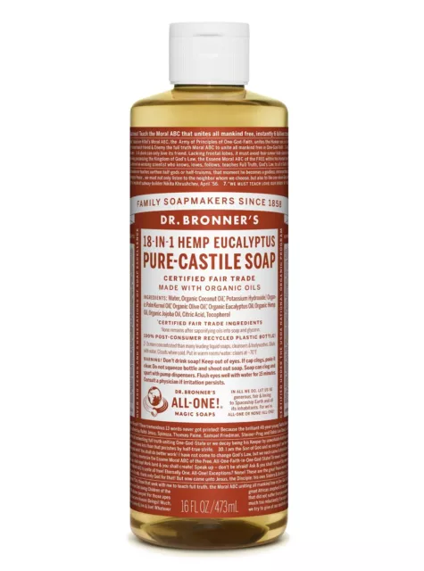 Dr Bronner's Eucalyptus Savon 473ml