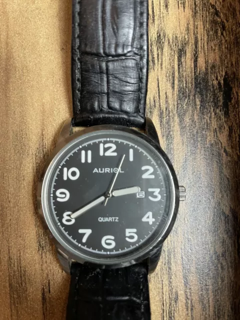 AURIOL GENTS QUARTZ Watch Used Condition 8.90 PicClick UK