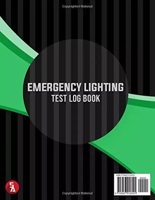 Emergency Lighting Test Log Book: Emergency Lighting Inspection Book/ Emergency 2