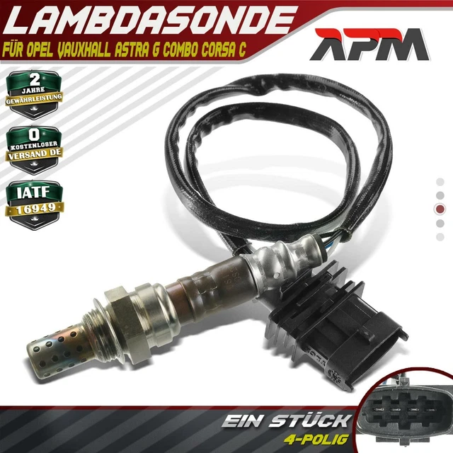 Sonde Lambda Pour Opel Astra G/H, Corsa C/D, Zafira A/B, Insignia - Compatible Vauxhall 1.4, Neuve, Référence Multiple