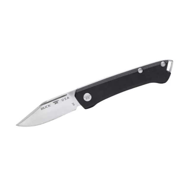 Coltello Buck Knife SAUNTER CLIP BLACK MICARTA 250BKS1
