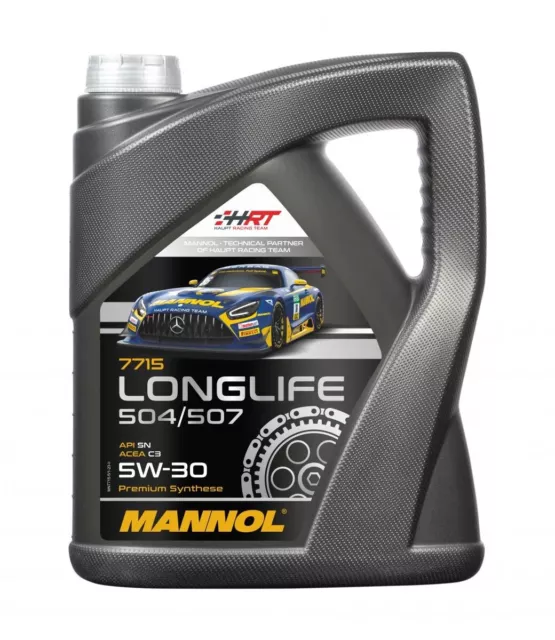 MANNOL LONGLIFE 504/507 Aceite de motor 5W-30 Aceite para motor 5L MN7715-5