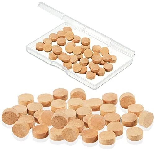20 Pcs Trombone Spit Valve Cork Trumpet Repairing Cork Pads 9 x 4 mm Trumpet