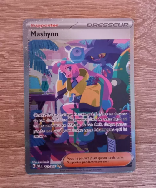 Carte Pokemon MASHYNN 237/091 FA Full Art EV4.5 Destinées de Paldea PAF FR NEUF