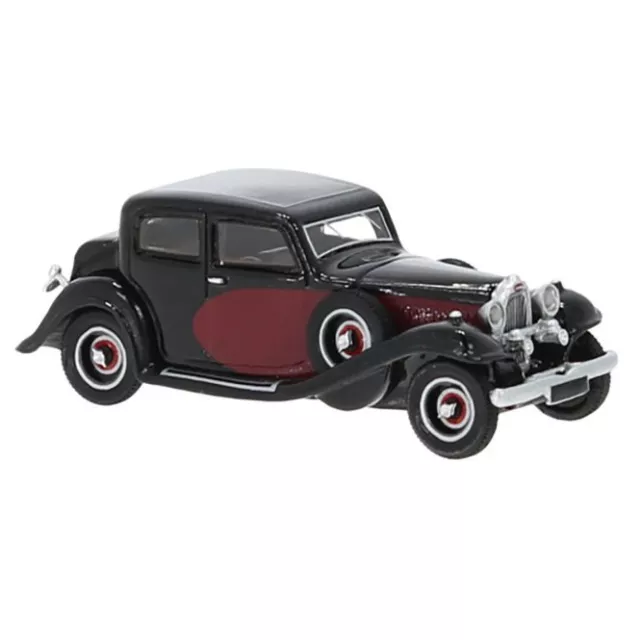 Modellfahrzeug Bugatti Typ 57 Galibier, rot/schwarz, 1934.