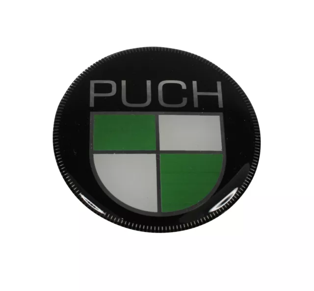 Aufkleber / Emblem 3D - rund 53mm für Puch Maxi / MS / MV / Monza etc.