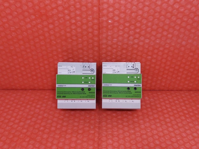 MERTEN INSTABUS EIB 649330 KNX EIB Universal Dimmaktor (Lot of 2) $350.00 -  PicClick