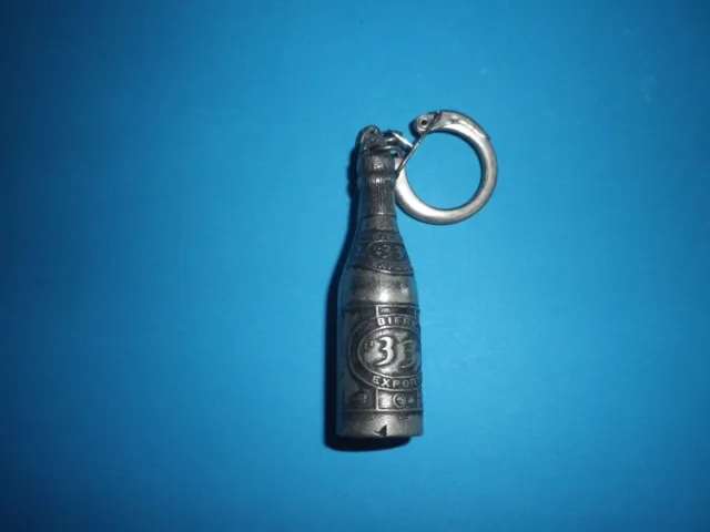 ancien porte clé decat, bouteille de bière 33 export