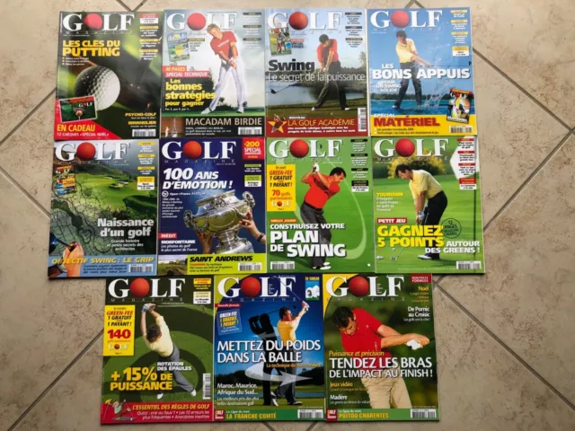 GOLF MAGAZINE : Année complète 2006 - 11 Numéros