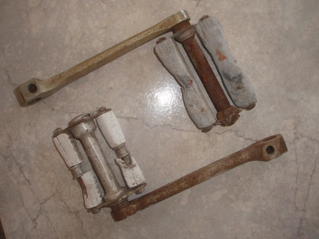 Pédalier Manivelle Vélo Alcion – Ancien Bicyclette – France – Acier – Occasion
