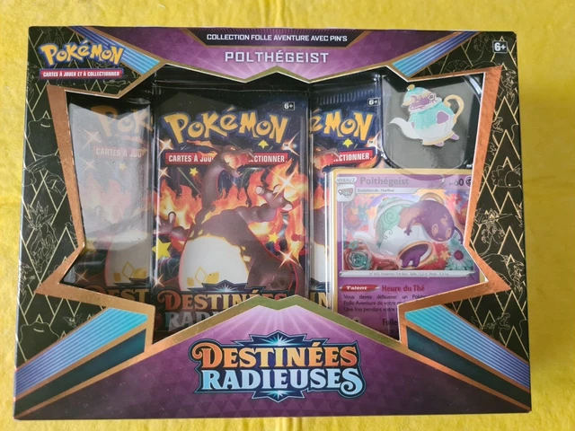 DESTINÉES RADIEUSES COFFRET Pin's 3 Dracaufeu Pokemon coffret Tripack