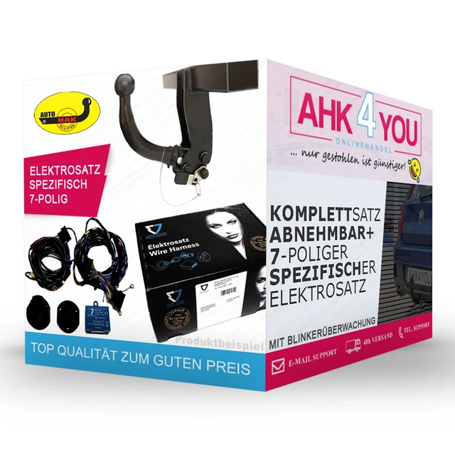 AUTOHAK AHK für Fiat Tipo Limousine ab 16 hori. abnehmbar + 7-pol ERICH ES SPEZ
