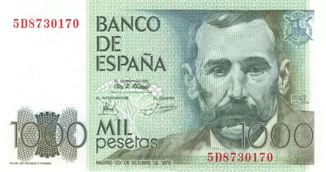 Spanien Spain 1000 Pesetas 1979 P158 UNC