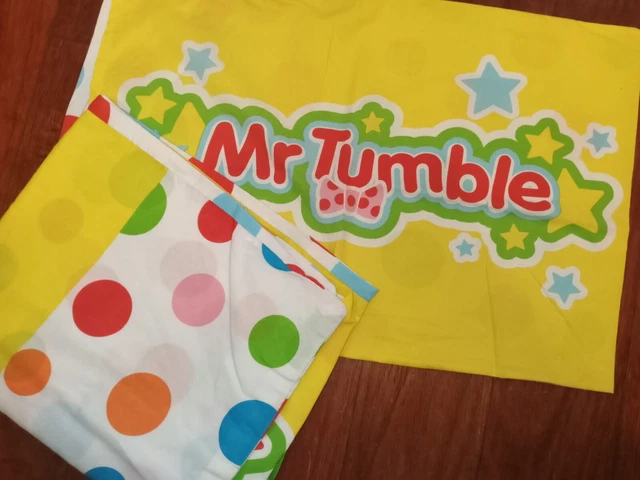 MR TUMBLE Kleinkind Bettdecke und Kissen Set gebraucht