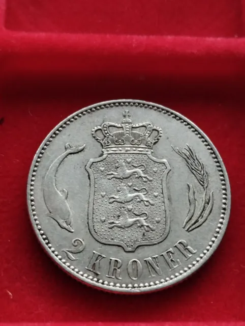 Denmark - 2 kroner 1916- silver