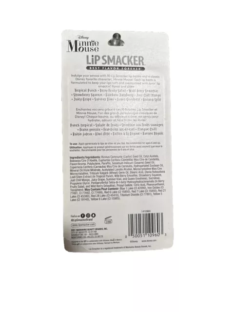 Lip Smacker Disney Minnie Mouse 10 Pack Lip Balm 2