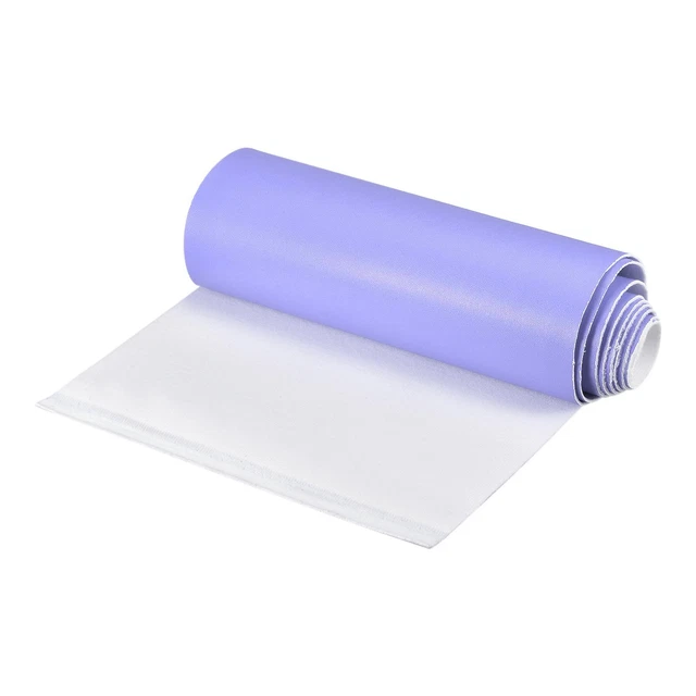 Sintetico Pelle Lenzuola,PU Pelle per Creazione Artigianato,20x135cm Luce Viola