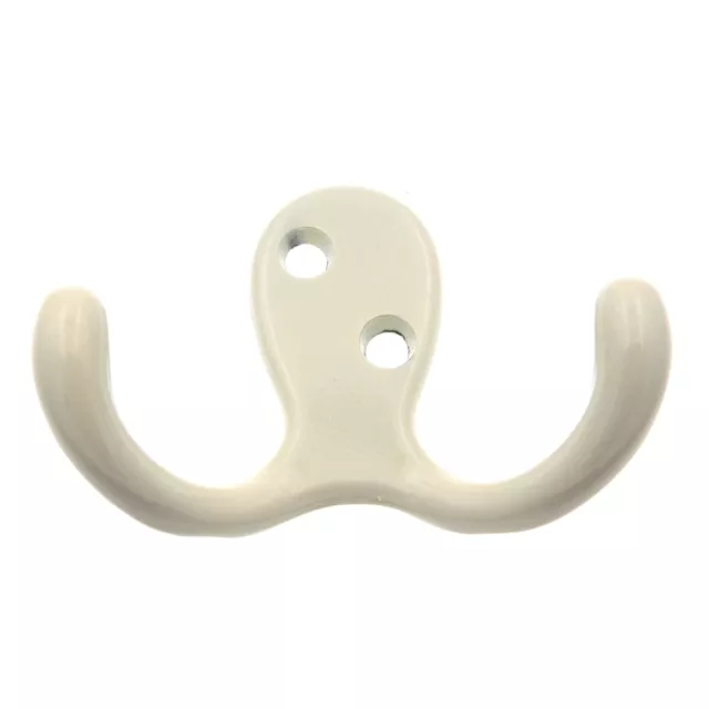 Hickory Hardware Almond Double Prong, Robe, Coat, Utility Hook P27115-LAD