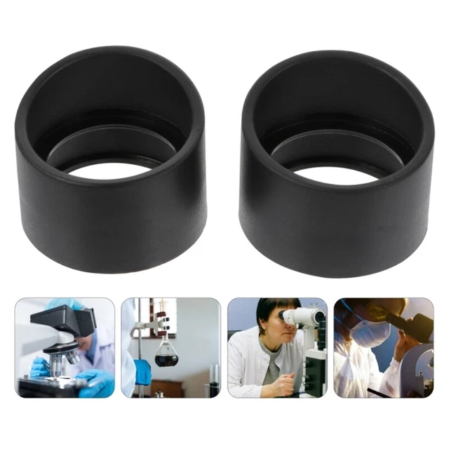 Microscope Rubber Eyepiece Cover Guards Soft Eyepiece Shield 33/36mm Diameter
