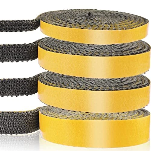 LANUCN Joint Insert Cheminée, Joints Tressé Auto-adhésive pour Poêle