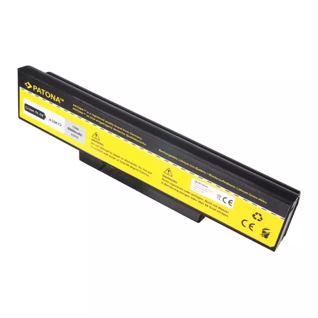 Patona Akku für Asus A32-K72 A32-N71 A72D K72J K73S N71J N73S X72J X73S 6600 mAh