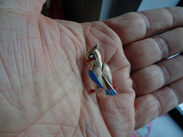 Ancienne et jolie broche fantaisie signée LANVIN
