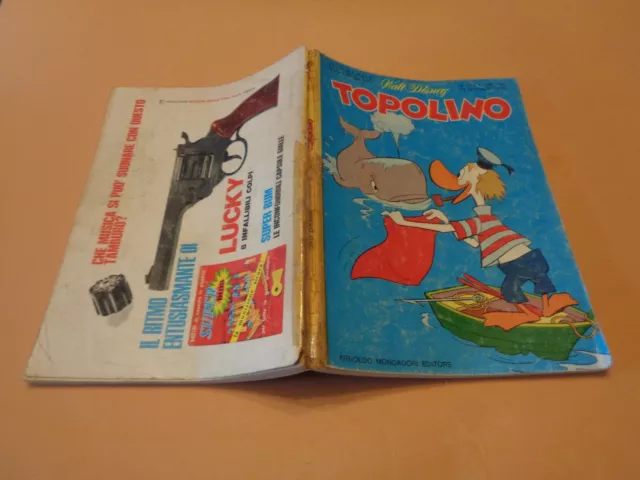 Topolino N° 772 Originale Mondadori Disney Discreto 1970 Bollini