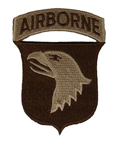 Us Army 101St Airborne Division Abd Patch Desert Tan Screaming Eagles