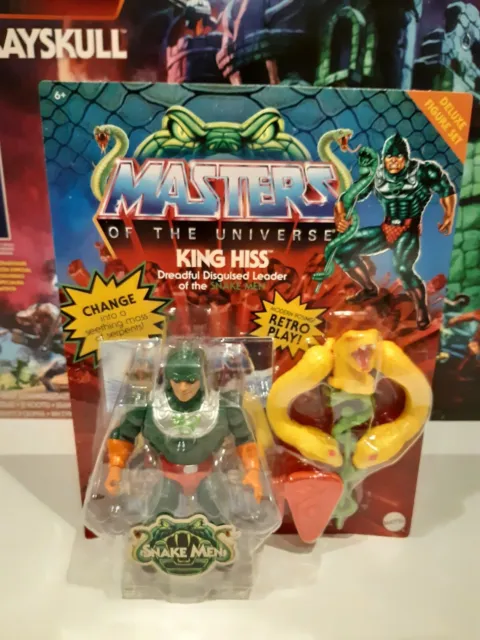 King Hiss Masters of the Universe Origins US Card OVP