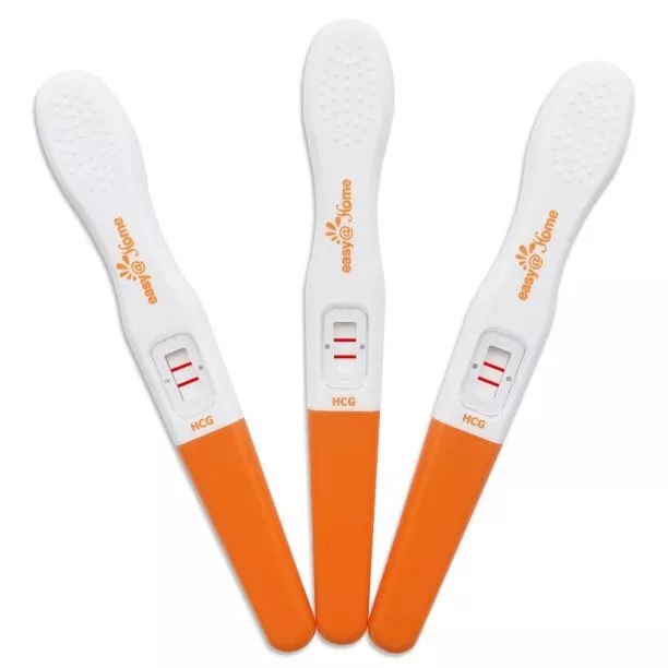 Easy@Home 3 Pregnancy Test Sticks - hCG Midstream Tests, Powered by Premom App