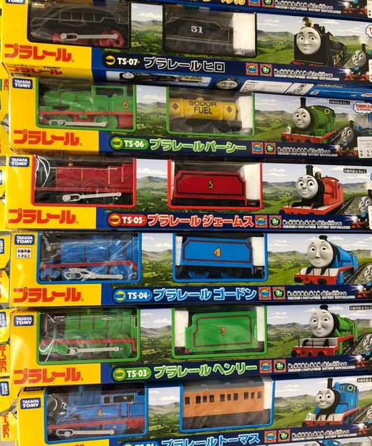 Takara Tomy PlaRail Pla-rail Thomas Gordon James Henry Parcy Hiro 6Set  Japan