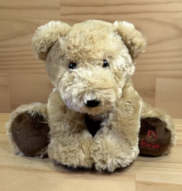 PJ BEAR “Beige” Beautiful Little Teddy Bear Soft Toy Friend LORRAINE LEA LINEN