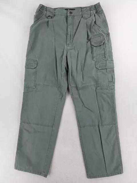 5.11 Tactical Pants Mens Sz 32x30 Green Cargo Active Work Pants Heavy Canvas