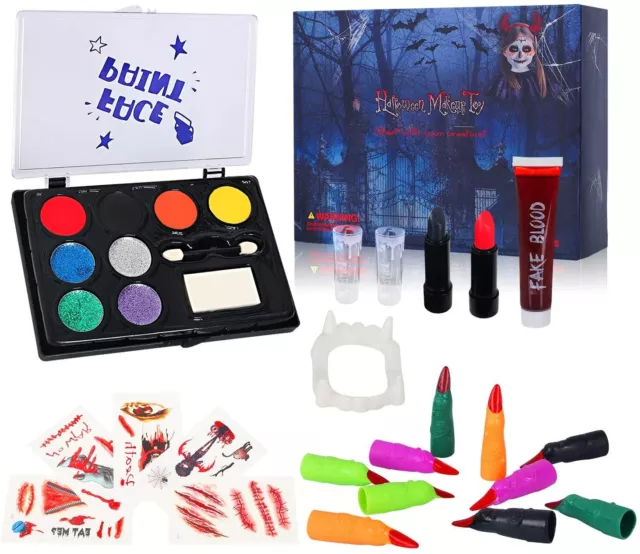 2 Pack Professional Split Cake Face Paint Face Painting Kit For kid Stage  Makeup