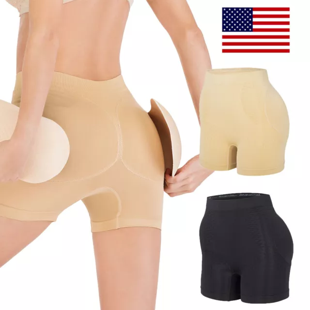 Womens FAKE ASS Seamless Butt Lifter Padded Panty Hip Enhancer