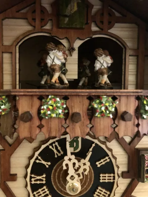 Cuckoo Clock 8-day-movement Chalet-Style 34cm by Hönes 3