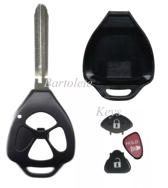 Remote Car Key Fob Shell Fits Toyota 4Runner Avalon Yaris Camry Venza Corolla