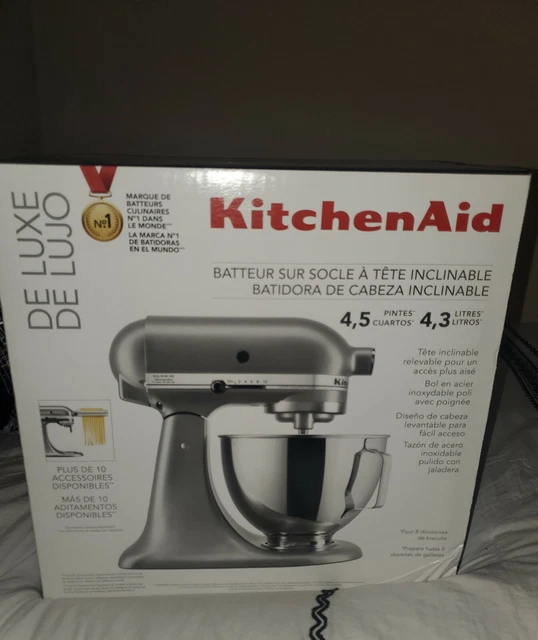 KITCHENAID DELUXE 4.5 Quart TiltHead Stand Mixer KSM97SL Brand NEW