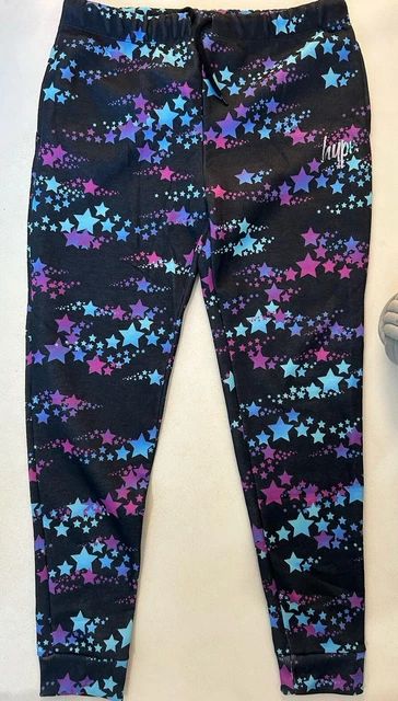 Girls Hype Joggers Multi Colour Stars Print 16yrs