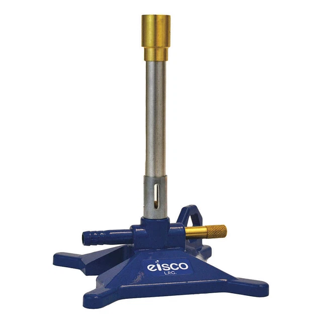 EISCO SCIENTIFIC CH0993LP No Tip Bunsen Burner,Iron,LP Fuel