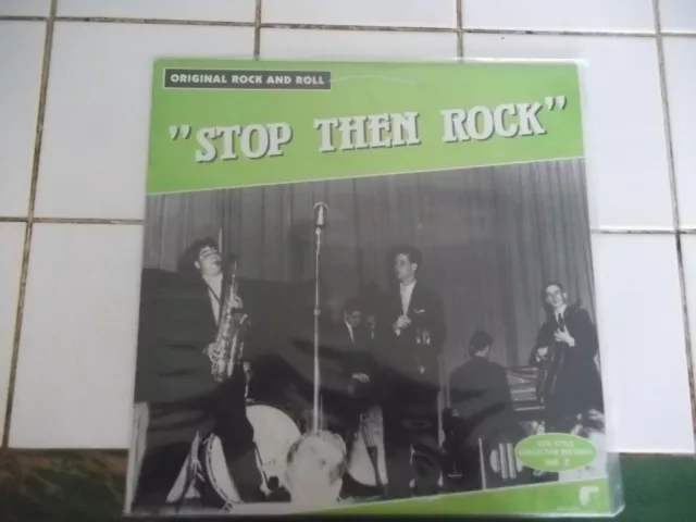 Rockabilly Lp White Label Stop Then Rock