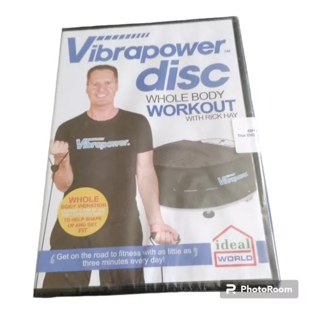 Vibrapower Disc Whole Body Workout with Rick Hay DVD Brand New And Sealed