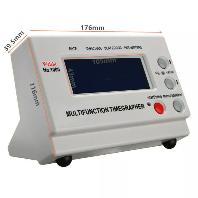 Multifonction montre mécanique Coaxial LCD Testeur Timing Timegrapher 1000 3