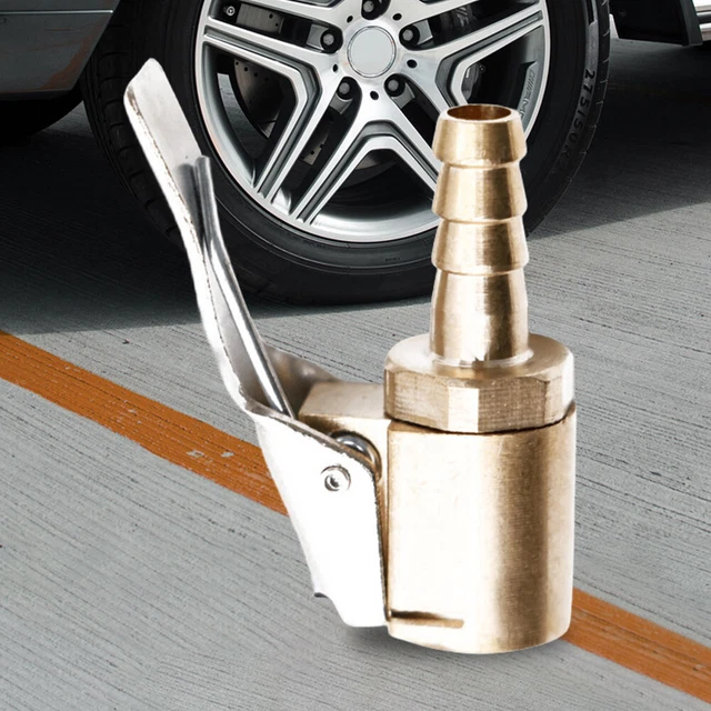 CAR TIRE AIR Chuck Brass Car Truck Air Pump Chuck Pump Valve Clip (6mm