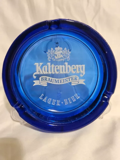 vintage KALTENBERG Braumeister Lager Bier glass pub ashtray